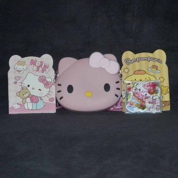 Mini Hello Kitty Pink Crossbody Bag Gift Bundle - Picture 1 of 12